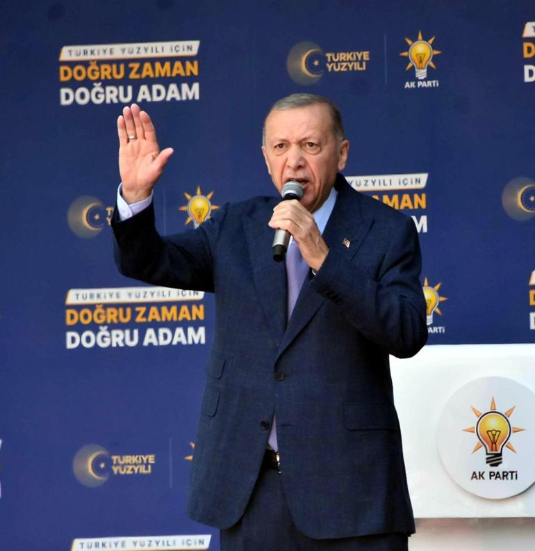 Erdoğan: Biz bu CHPye, PKKya ülkemizi, vatanımızı böldürtmeyiz