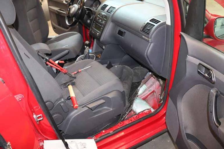 İpsala Gümrük Kapısında 79 kilo skunk ele geçirildi