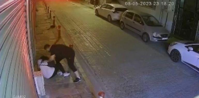 Eski sevgilisini darbetti; çevredekiler tarafından dövüldü