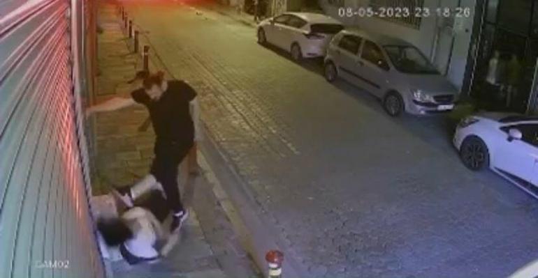 Eski sevgilisini darbetti; çevredekiler tarafından dövüldü