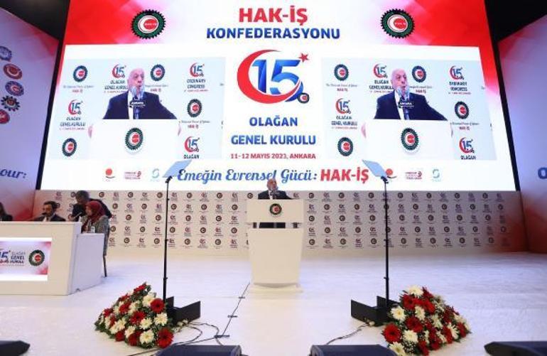 HAK-İŞ Başkanı Arslan: Türkiye Yüzyılı emekçinin de yüzyılı olacak