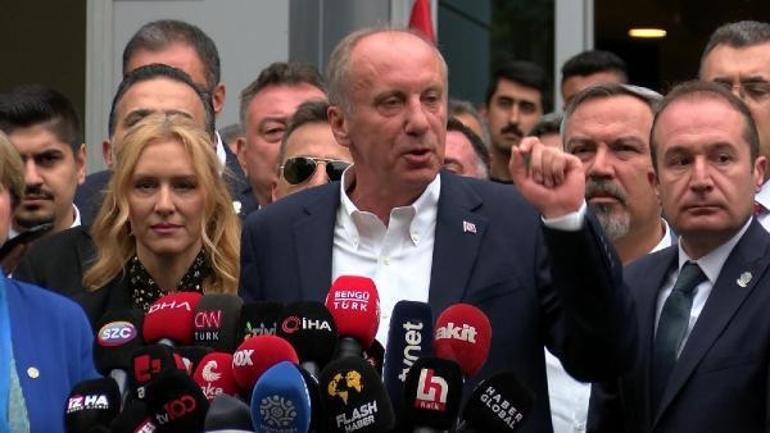 Muharrem İnce: Adaylıktan çekiliyorum