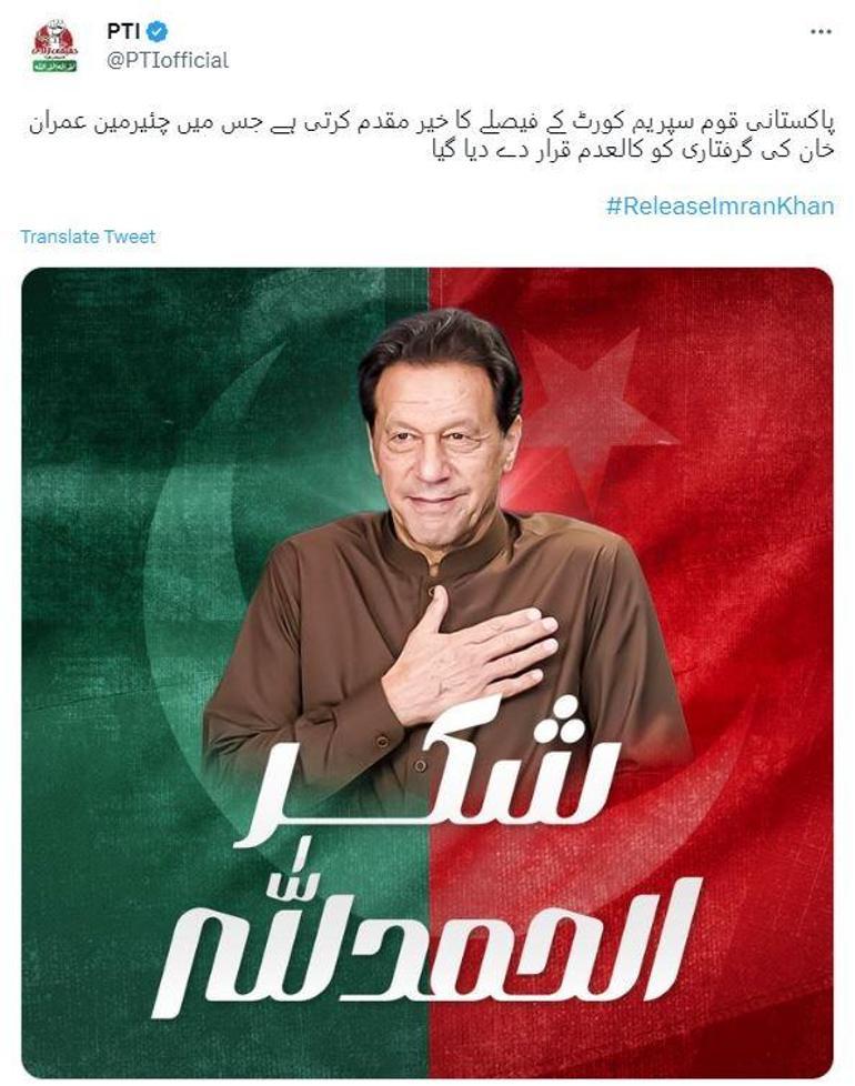 Pakistan Yüksek Mahkemesi’nden İmran Han kararı