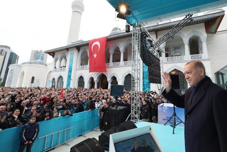 Cumhurbaşkanı Erdoğan Barbaros Hayrettin Paşa Camiinin açılışını yaptı
