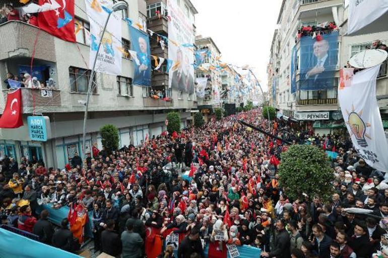 Cumhurbaşkanı Erdoğan, Bahçelievlerde konuştu