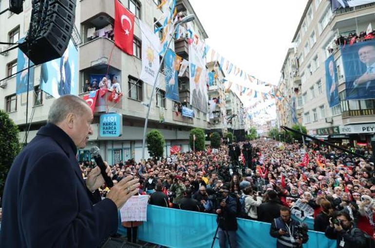 Cumhurbaşkanı Erdoğan, Bahçelievlerde konuştu