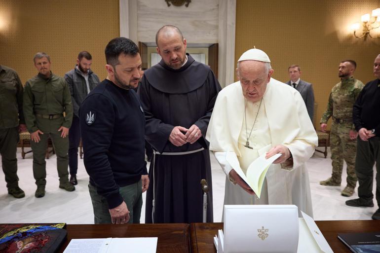 Zelenski’nin Roma ve Vatikan temasları