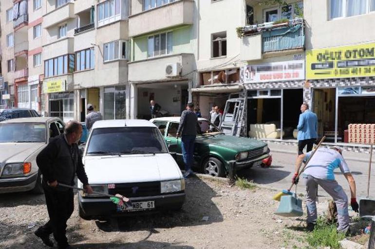 Denizlide 5 katlı binada patlama