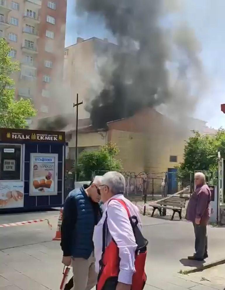 Ankarada trafo merkezinde yangın