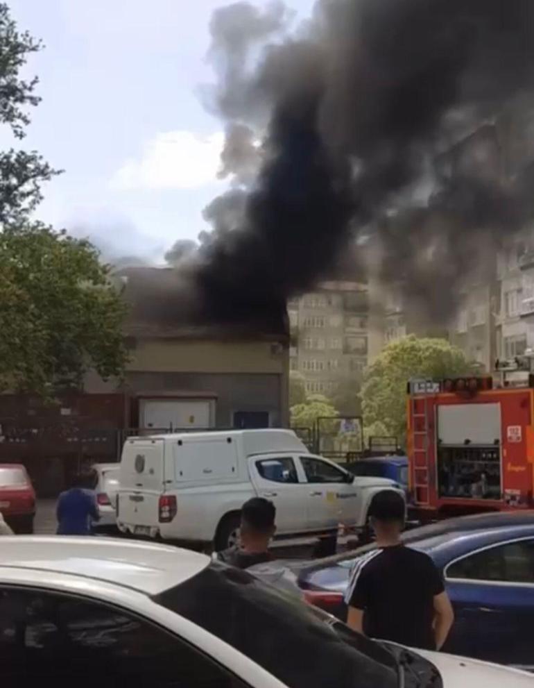 Ankarada trafo merkezinde yangın