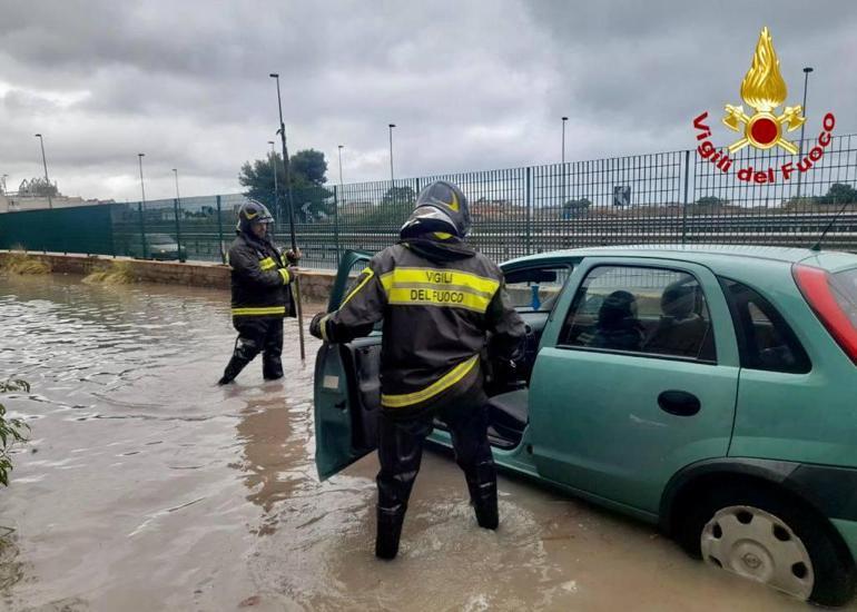 İtalya’nın Palermo kentinde sel