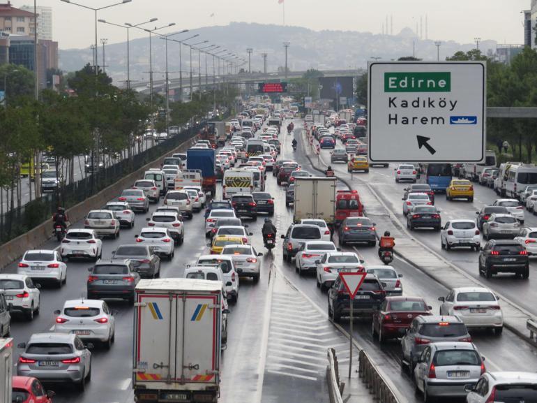 İstanbulda trafik yoğunluğu