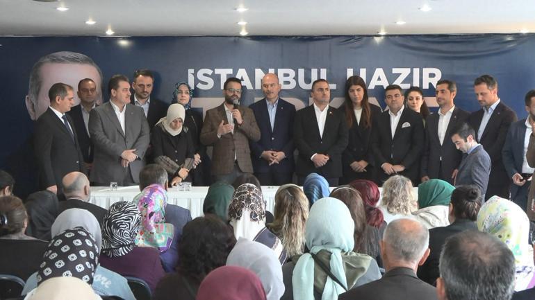 Bakan Soylu Kağıthane ve Beyoğlu Ak Parti  İlçe Teşkilatlarını ziyaret etti