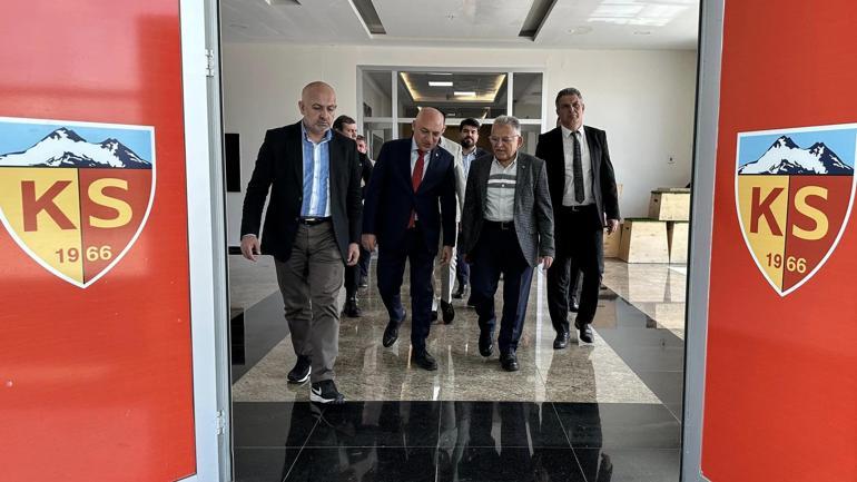TFF Başkanı Mehmet Büyükekşi’den Kayserispor’a ziyaret