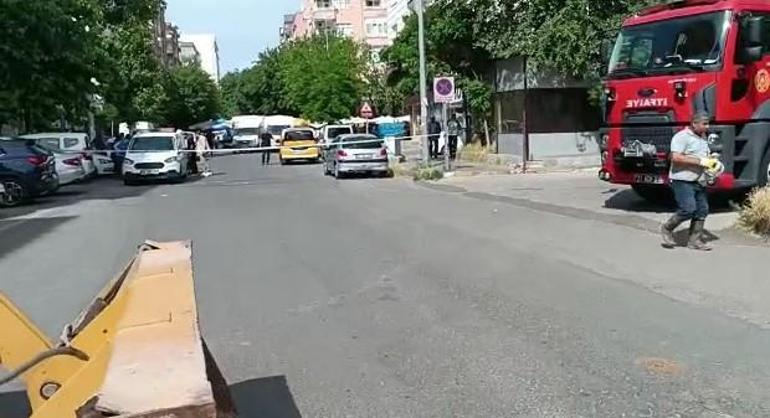 Diyarbakır’da altyapı çalışması sırasında doğal gaz borusu patladı