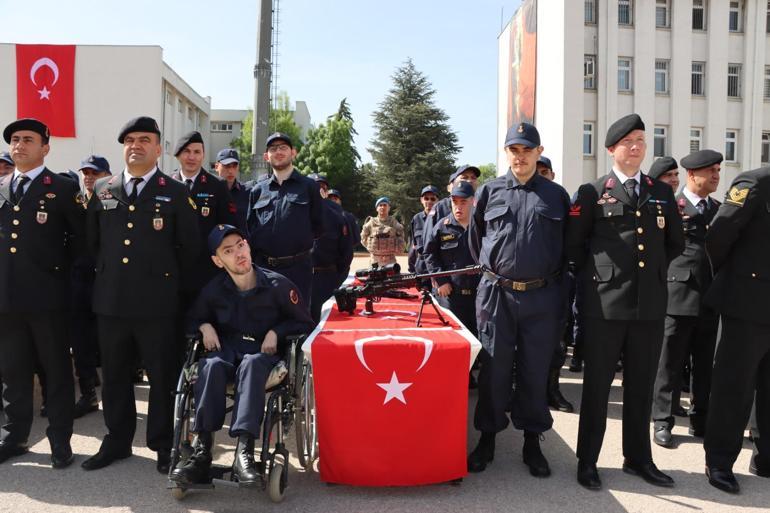 Ankarada 37 engelli vatandaş, temsili askerlik yaptı