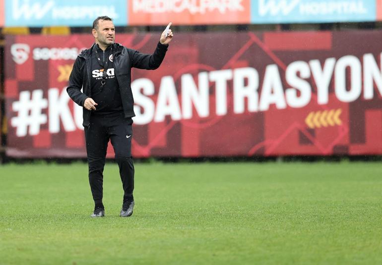 Galatasaray, savunma ve hücum çalıştı