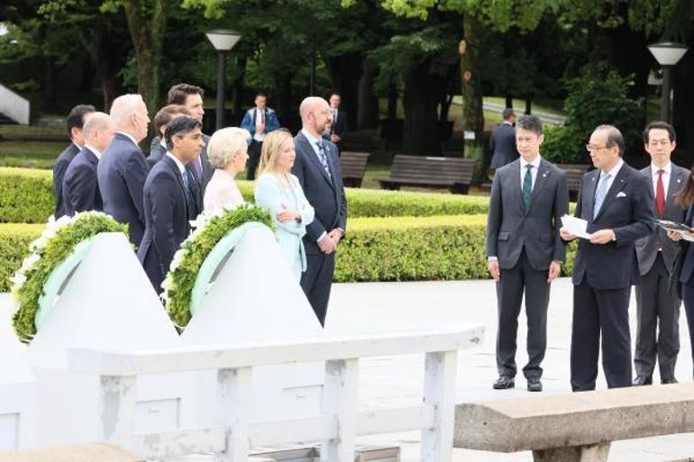 G7 ülkelerin liderleri Hiroşima’da temaslara başladı