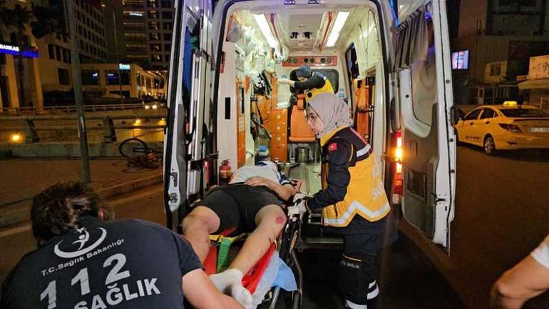 Adanada, otomobilin çarptığı bisikletli ağır yaralandı