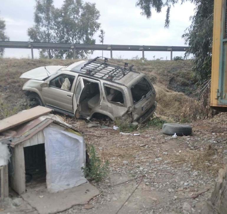 Otomobil, şarampole devrildi; sürücü öldü