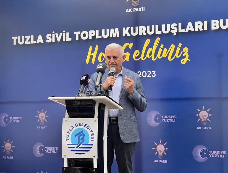 Binali Yıldırım Tuzlada sivil toplum kuruluşları ile kahvaltıda buluştu