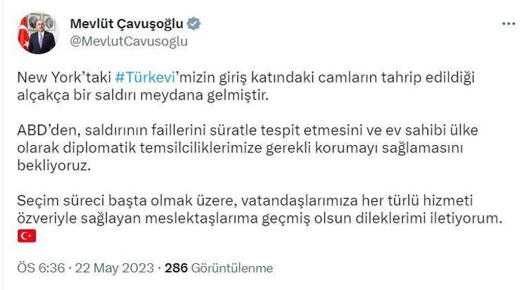 Bakan Çavuşoğlu: Türkevine yönelik saldırının faillerinin tespitini bekliyoruz