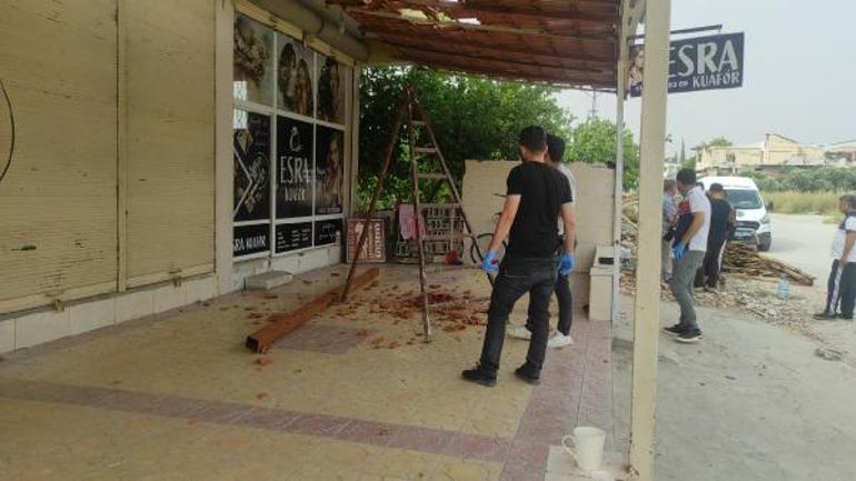 İkinci kattan savurduğu demir profil elektrik tellerine temas edince akıma kapılarak öldü