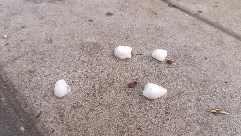 Gaziantep’te dolu ve sağanak etkili oldu