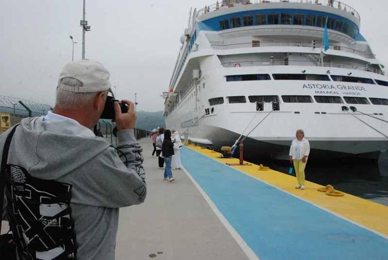 Amasraya kruvaziyer ile 10 ayda 17 bin 305 Rus turist geldi