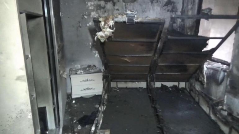 Silivride önce yöneticiyi tornavidayla yaraladı sonra daireyi ateşe verdi