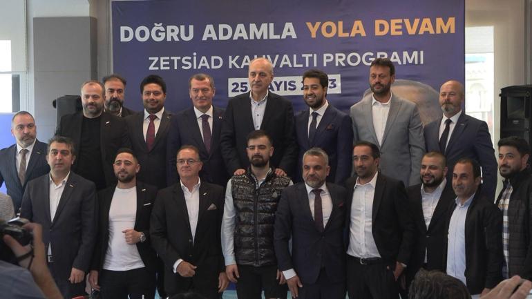 Numan Kurtulmuş Zeytinburnunda iş adamlarıyla bir araya geldi