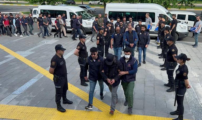 Tekirdağ merkezli PKK operasyonunda Duran Kalkanın koruması ile 20 şüpheli tutuklandı