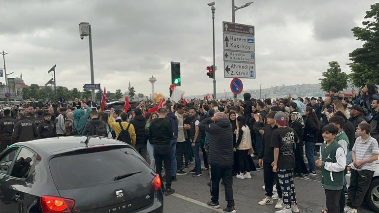 İstanbulda seçim sonucu kutlamaları