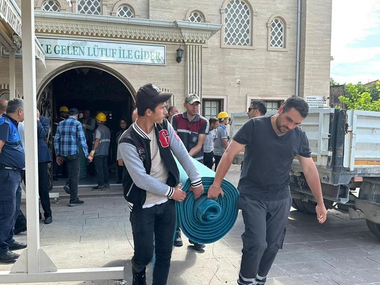 Çorumda Galibi Vakfı İbadethanesi ve Külliyesi’nin yıkımında gerginlik