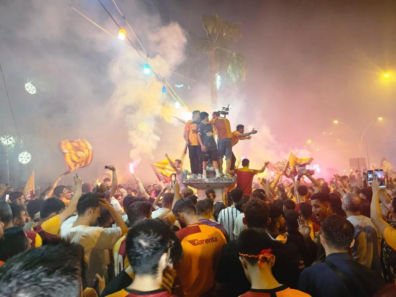 Galatasarayın şampiyonluğu tüm yurtta coşkuyla kutlandı