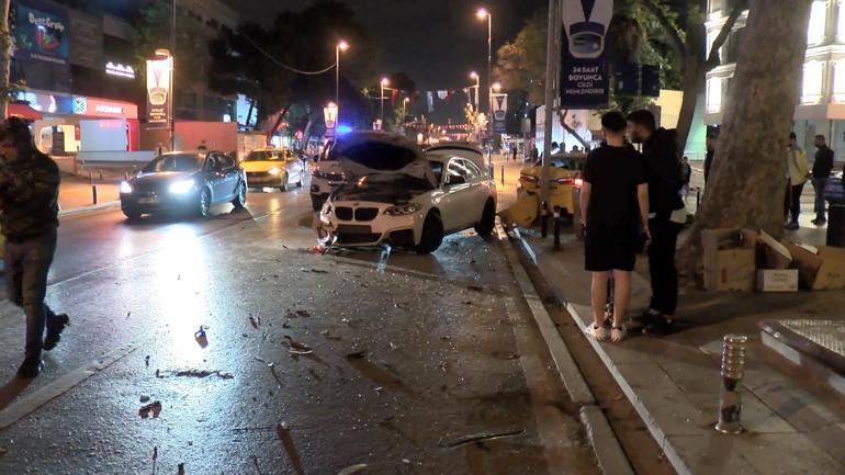Bağdat Caddesinde trafik kazası: 2 yaralı