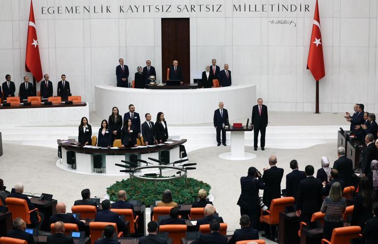Cumhurbaşkanı Erdoğan, TBMMde yemin etti