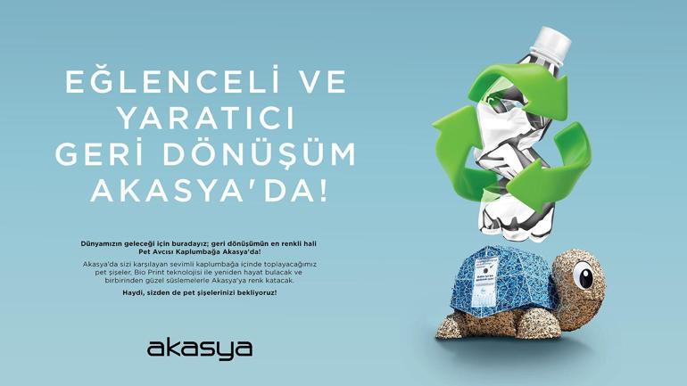 Akasya’dan geri dönüşüm projesi: Pet Avcısı Kaplumbağa