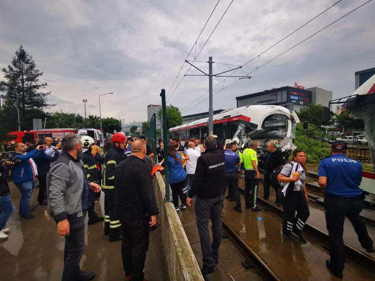 Samsunda tramvay, arıza yapan tramvaya arkadan çarptı: 1i ağır, 26 yaralı