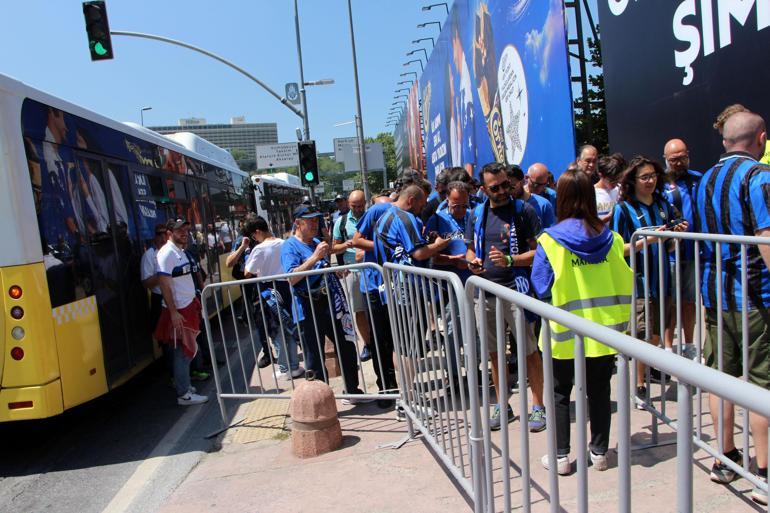 Taraftarlar metro ve otobüslerle stada götürüldü