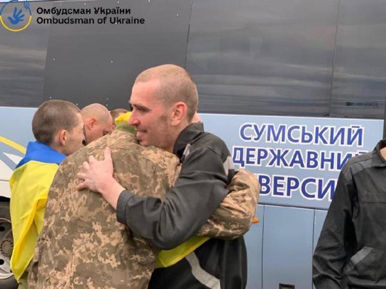 Ukrayna Savunma Bakanlığı: Esir değişimi sonucu 95 Ukraynalı evine döndü