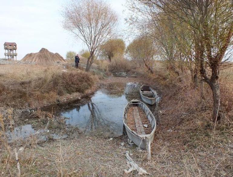 Bahar yağmurları ile Eber Gölünün su seviyesi yükseldi