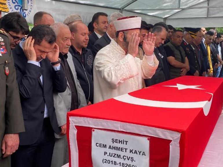 Şehit Piyade Uzman Çavuş Kaya, son yolculuğuna uğurlandı