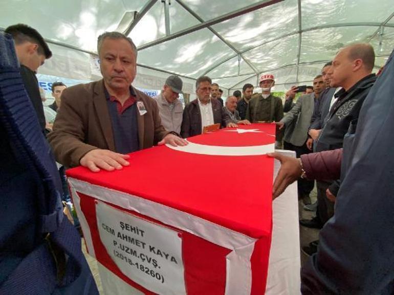 Şehit Piyade Uzman Çavuş Kaya, son yolculuğuna uğurlandı