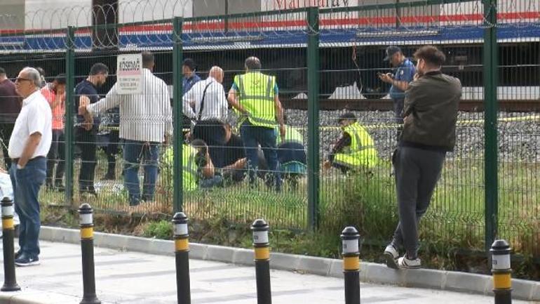 Marmarayın çarptığı raylardaki işçi öldü