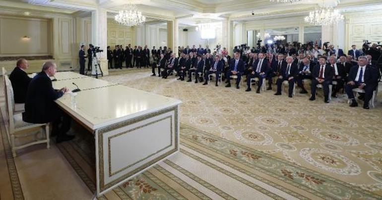 Cumhurbaşkanı Erdoğan ve Cumhurbaşkanı Aliyev, ortak basın toplantısında açıklamalarda bulundu