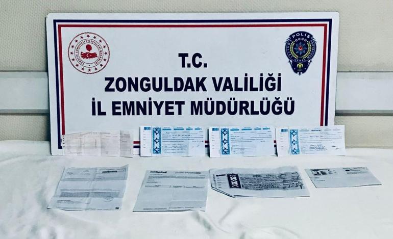 Zonguldakta 1 milyon TL haksız kazanca 2 gözaltı