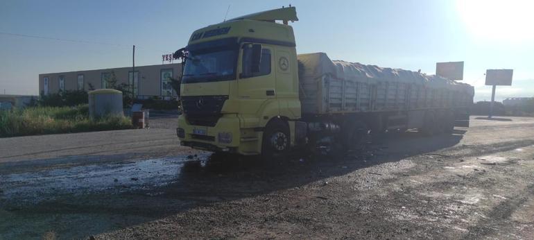 Park halindeki TIRa çarpan hafif ticari aracın sürücüsü öldü