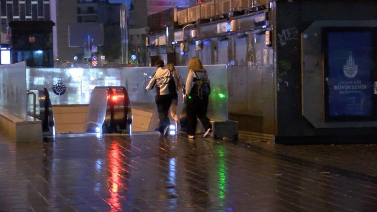 İstanbul’da beklenen yağmur gece saatlerinde başladı