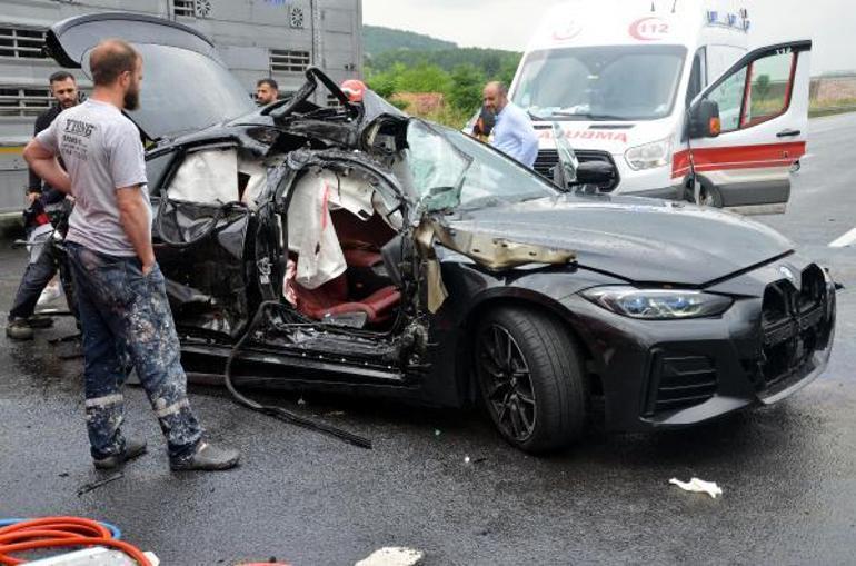 Kuzey Marmara Otoyolu’nda zincirleme kaza: 1 ölü, 2 yaralı